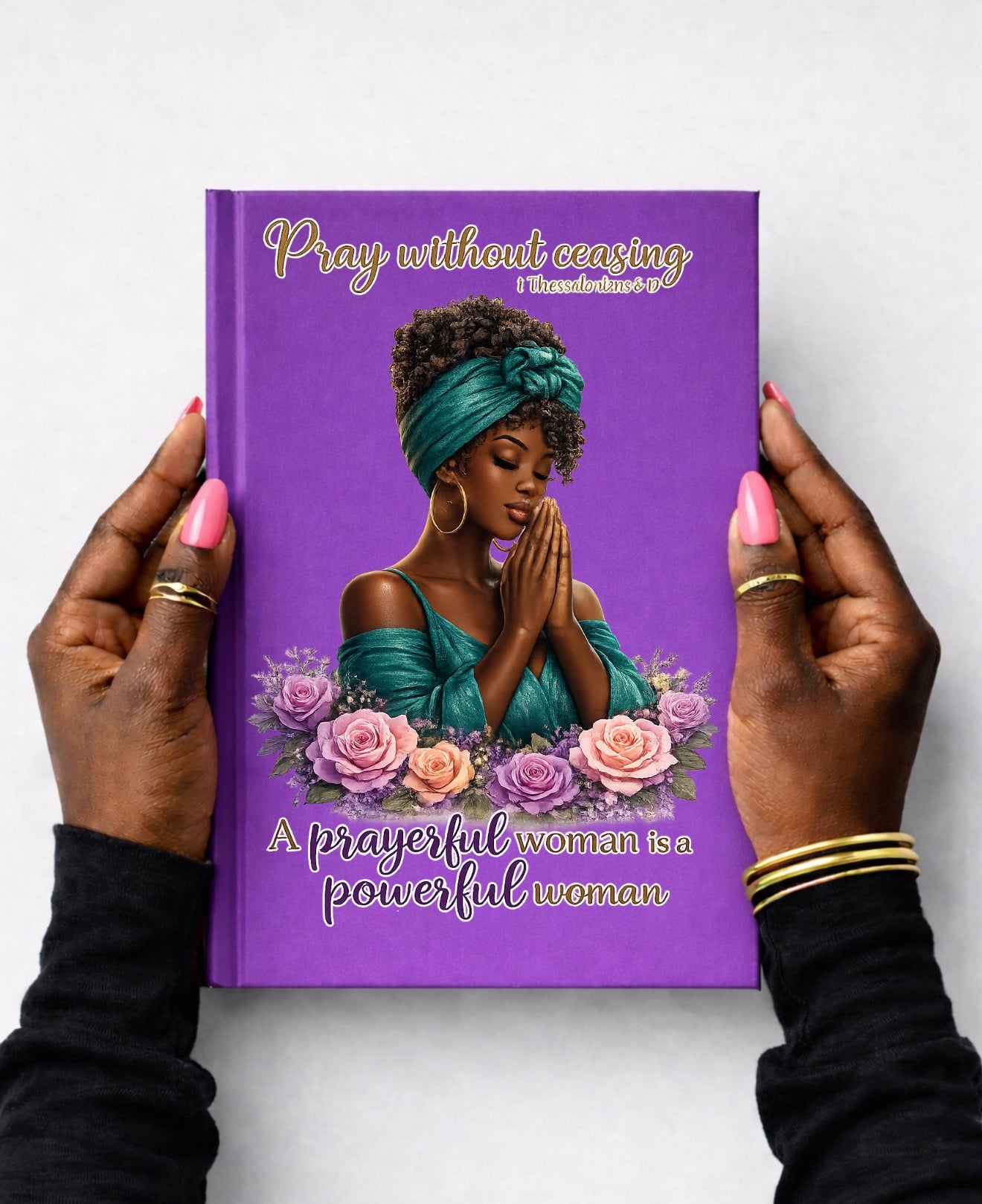 PRAY WITHOUT CEASING/ Journal UV DTF DECAL)