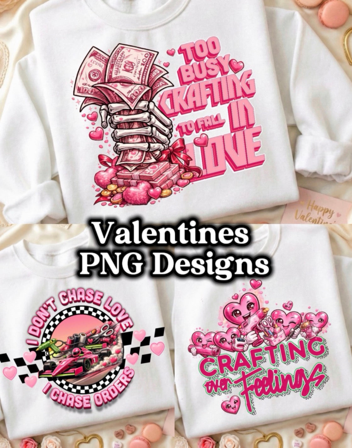 PNG DESIGNS VALENTINES (3 Total)