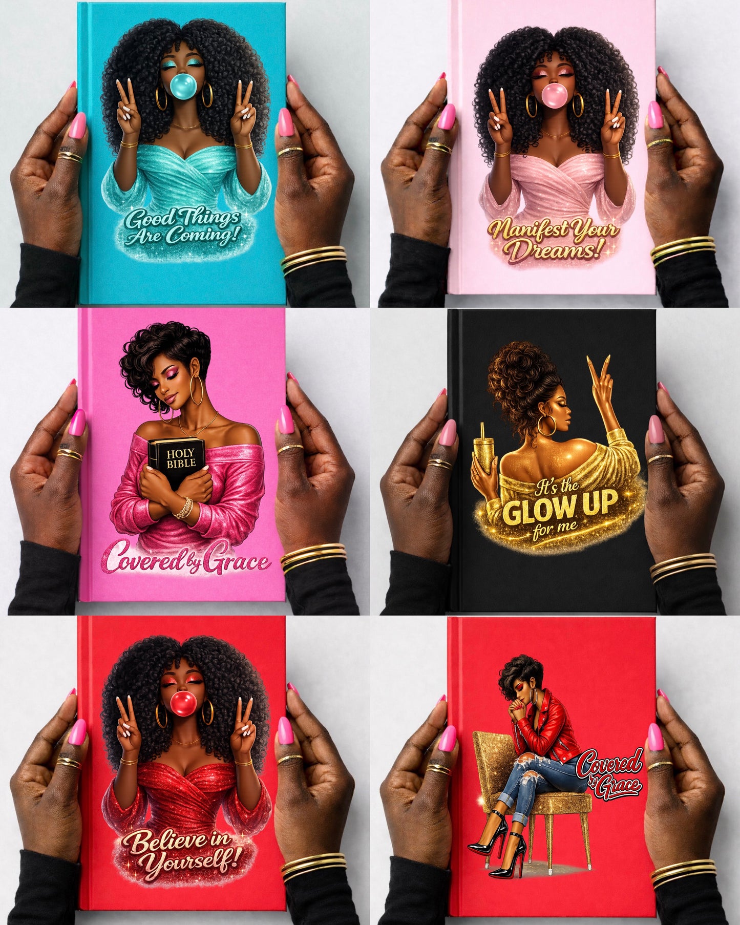 MELANIN Affirmation PNG DESIGN Bundle