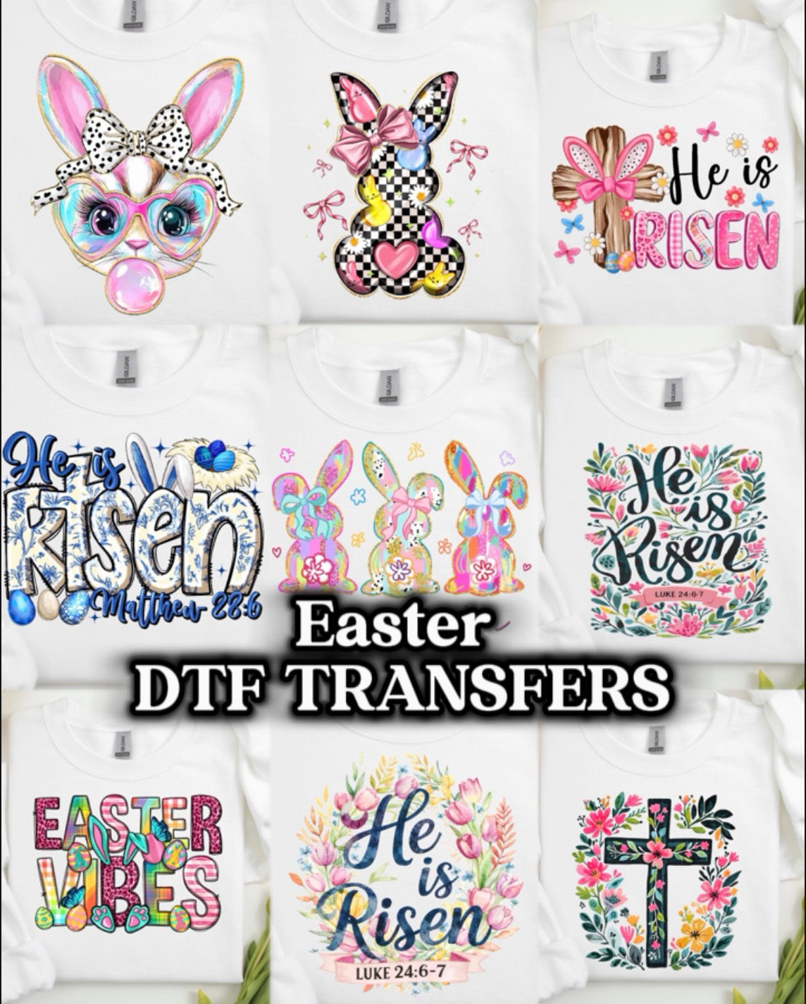 EASTER DTF TRANSFERS