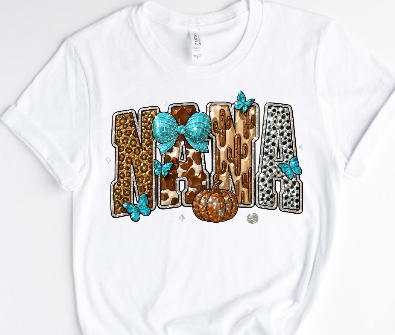 NANA TURQUOISE/ 10” DTF TRANSFER