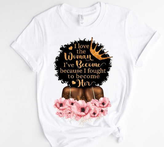 I LOVE THE WOMAN / 10” DTF TRANSFER