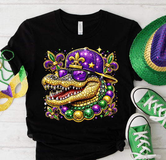 MARDI ALLIGATOR / 10” DTF TRANSFER