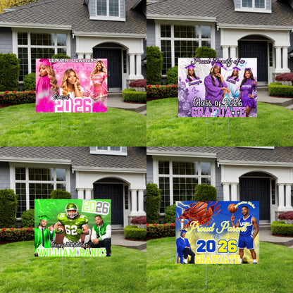 Graduation Editable Design Kit/ NEW (80 pc) (All 4 colors PURPLE, BLUE, GREEN, PINK)