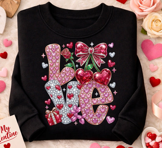 LOVE CHERRY/ 10” DTF TRANSFER