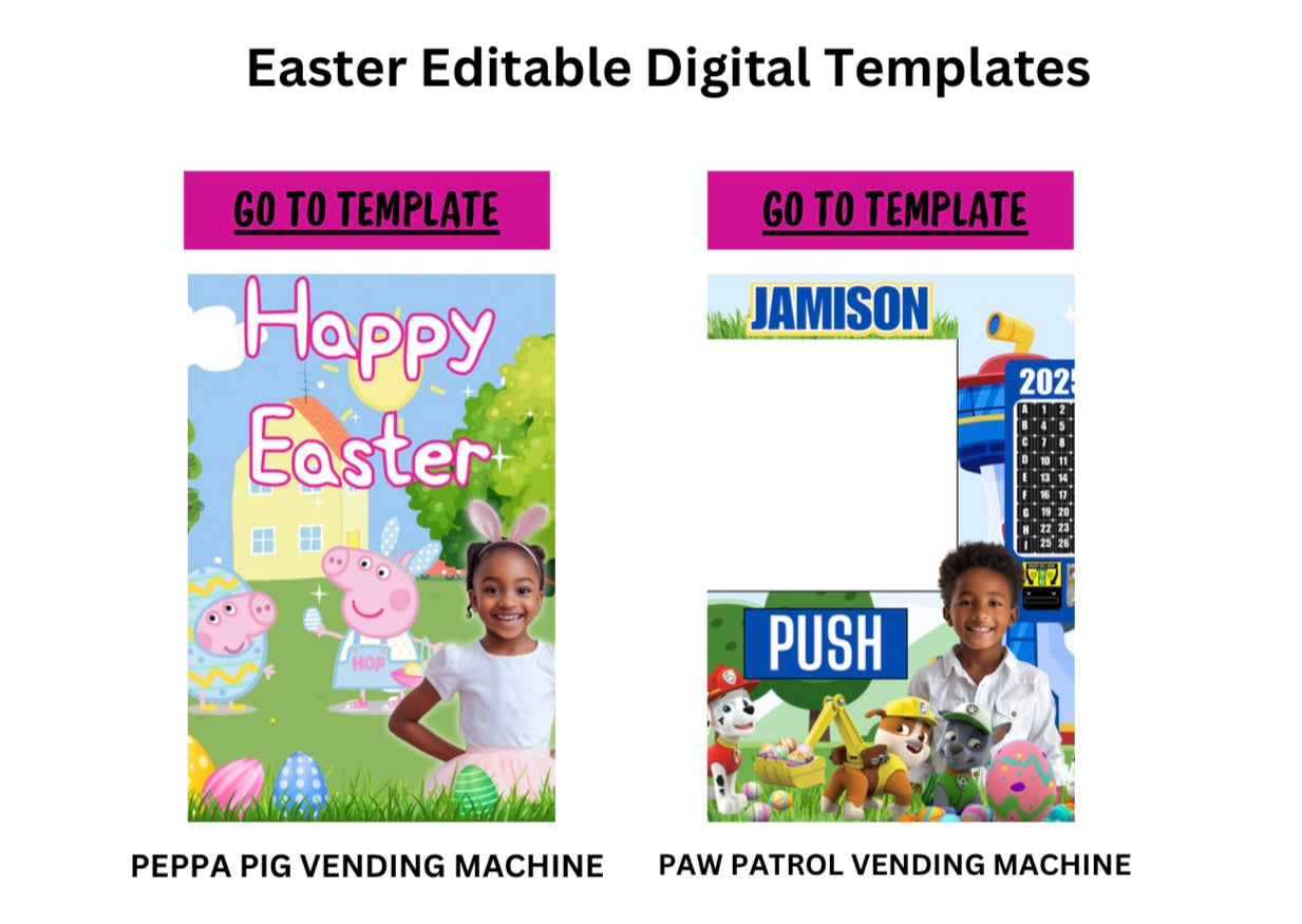 Easter Editable Digital Design Kit