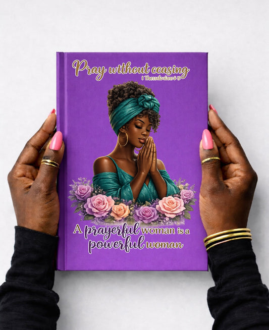 PRAY WITHOUT CEASING/ Journal UV DTF DECAL)
