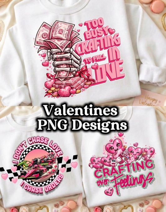 PNG DESIGNS VALENTINES (3 Total)