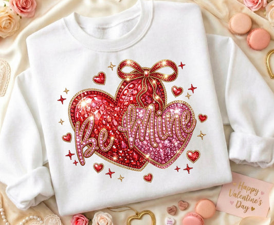 BE MINE SPARKLY/ 10” DTF TRANSFER