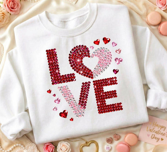 LOVE DIAMOND/10'' DTF TRANSFER