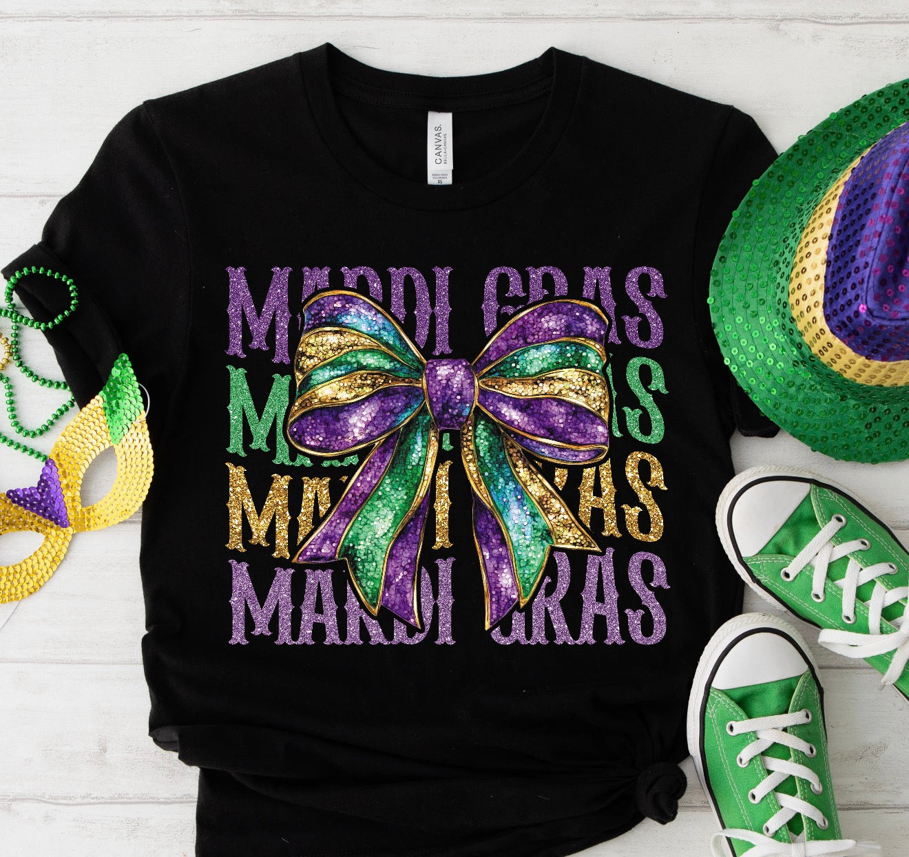 MARDI GRAS REPEAT/ 10” DTF TRANSFER