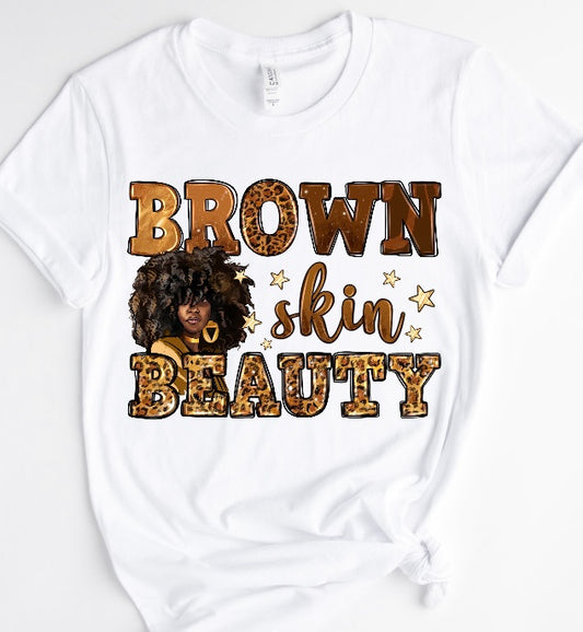 BROWN SKIN /10” DTF TRANSFER