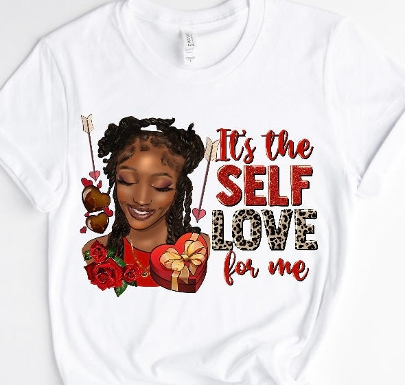 SELF LOVE RED / 10” DTF TRANSFER