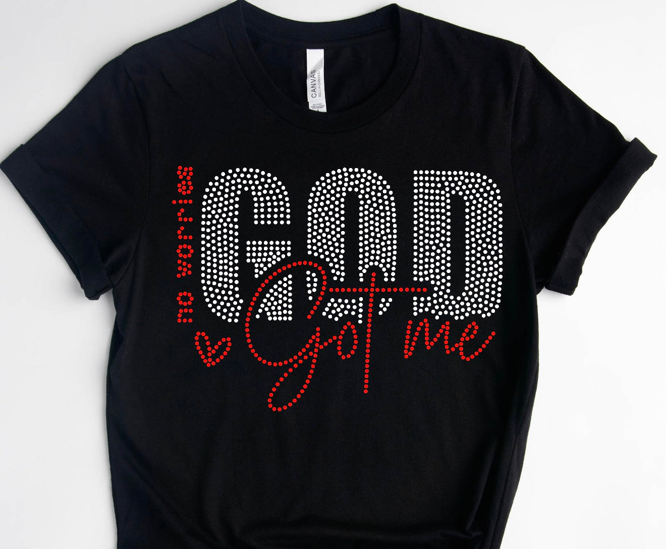 NO WORRIES GOD GOT ME/ 10” DTF TRANSFER