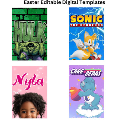 Easter Editable Digital Design Kit