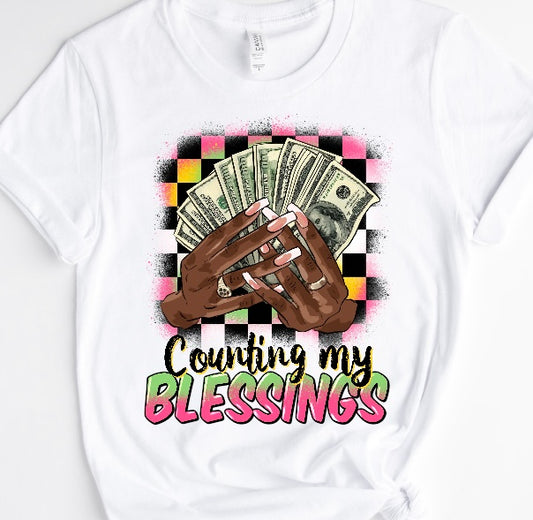 COUNTING MY BLESSINGS / 10” DTF TRANSFER
