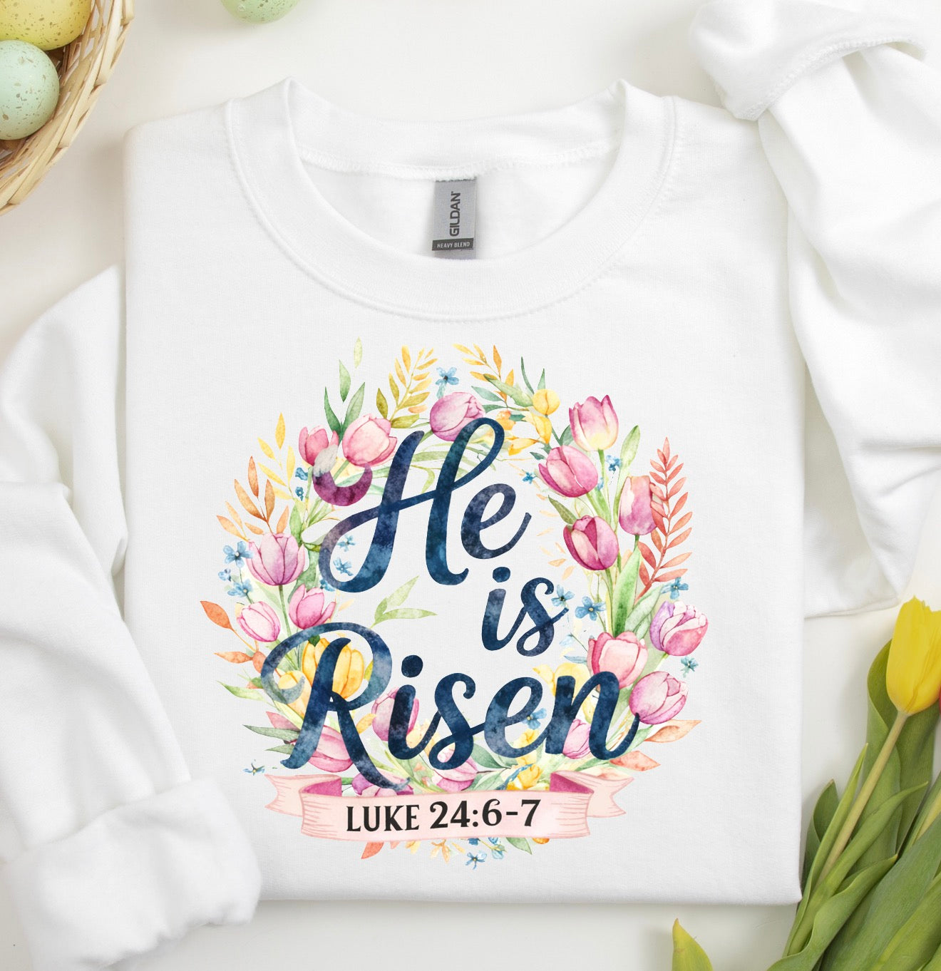 HE IS RISEN CIRCLE / 10” DTF TRANSFER