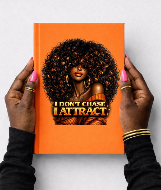 I DONT CHASE/ Journal UV DTF DECAL)