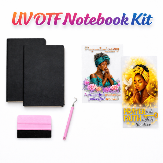 UV DTF NOTEBOOK STARTER KIT (FAITH BASED EDITION)