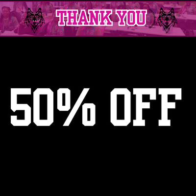 50% OFF ENTIRE WEBSITE DISCOUNT CODE (ends March 1st)